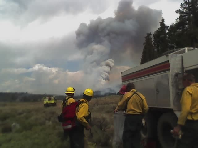 Large Grass Fire