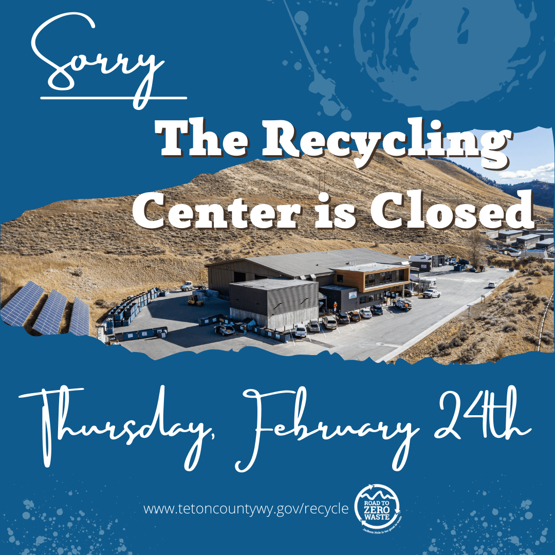 Recycling Center Closed 2.17.22