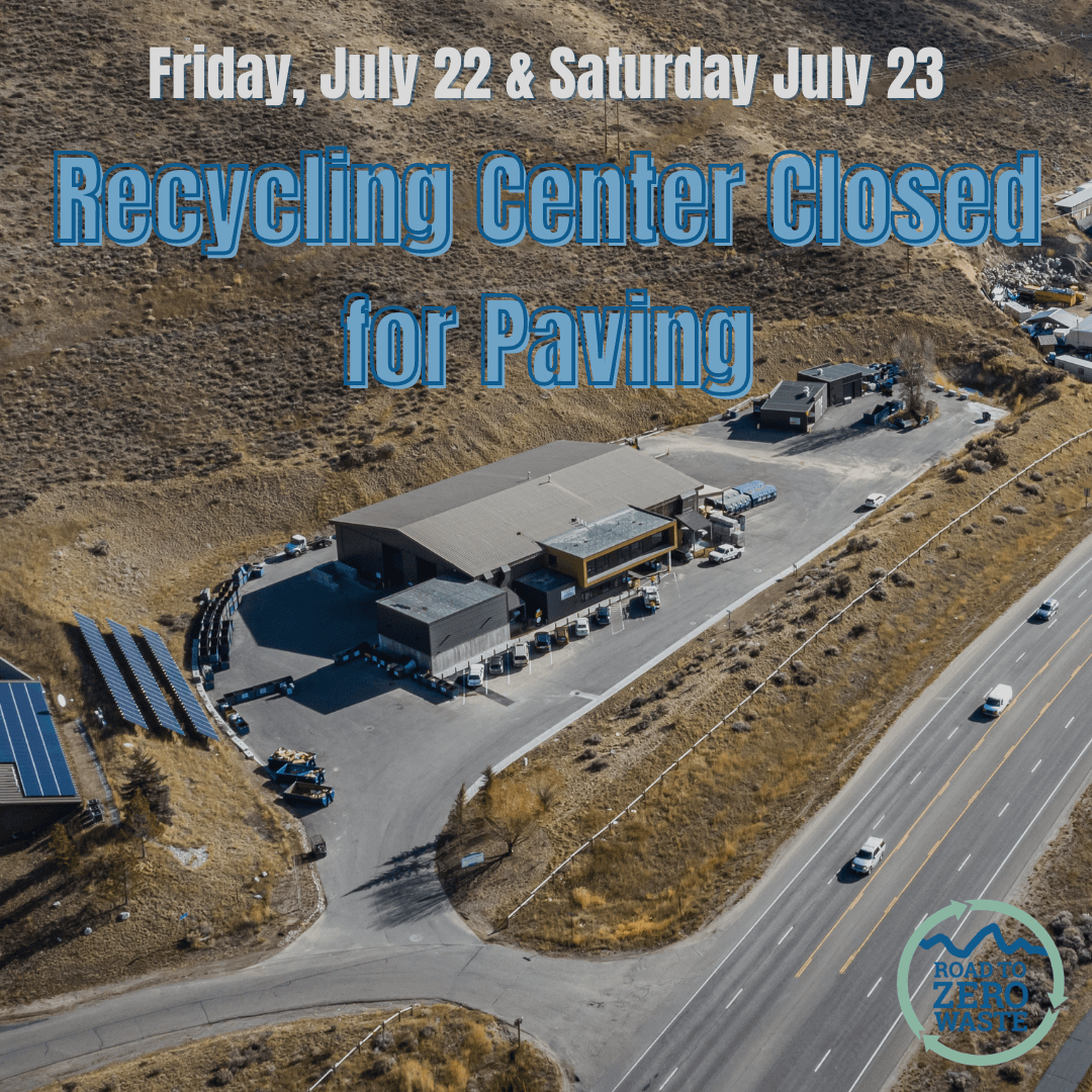 Recycling Center Closed for Paving 7.21.22