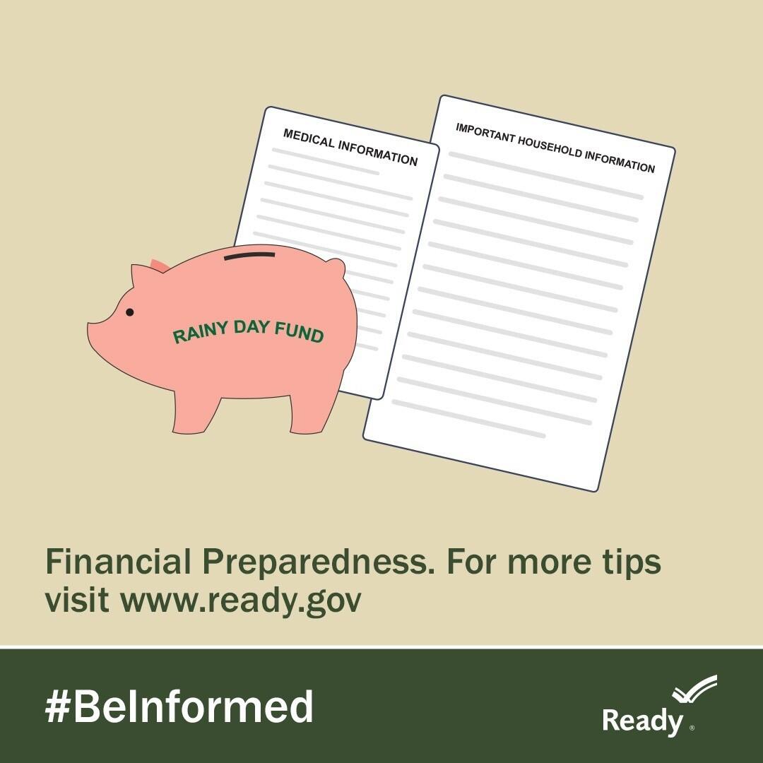 Financial Preparedness Graphic Ready.gov